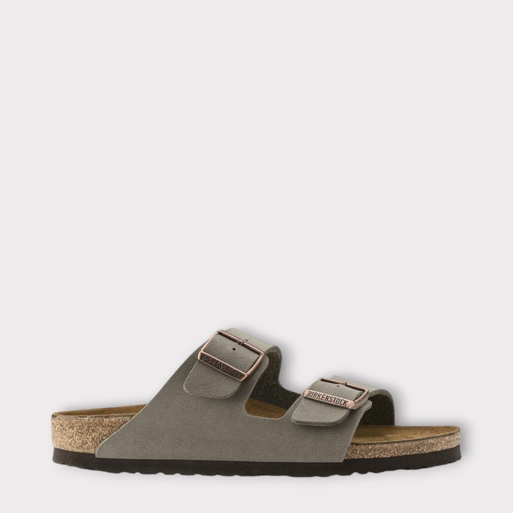 Unisex Birkenstock Arizona BS Slide Sandals, Stone Birko 0151211